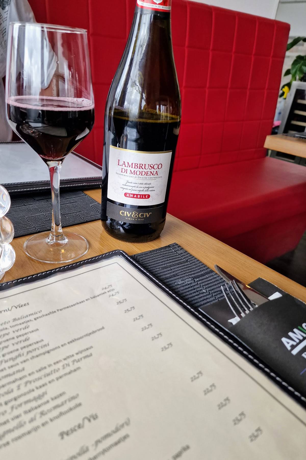 AMICI Ristorante Leusden меню
