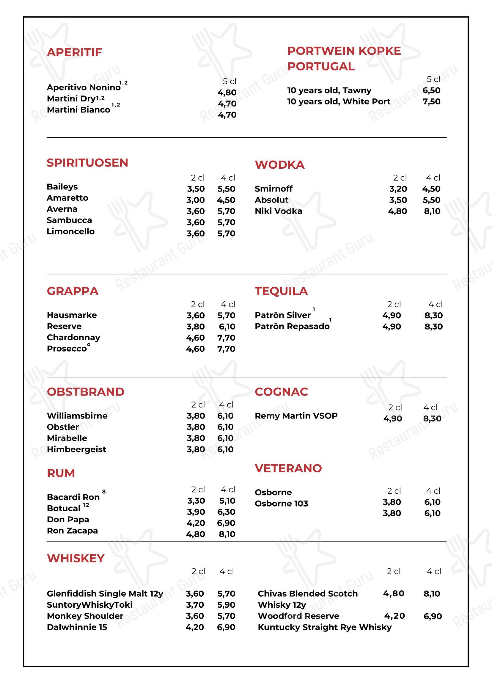 菜单 кафе Restaurant Al-Mundo