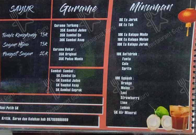 Bebek Asap BALCON меню
