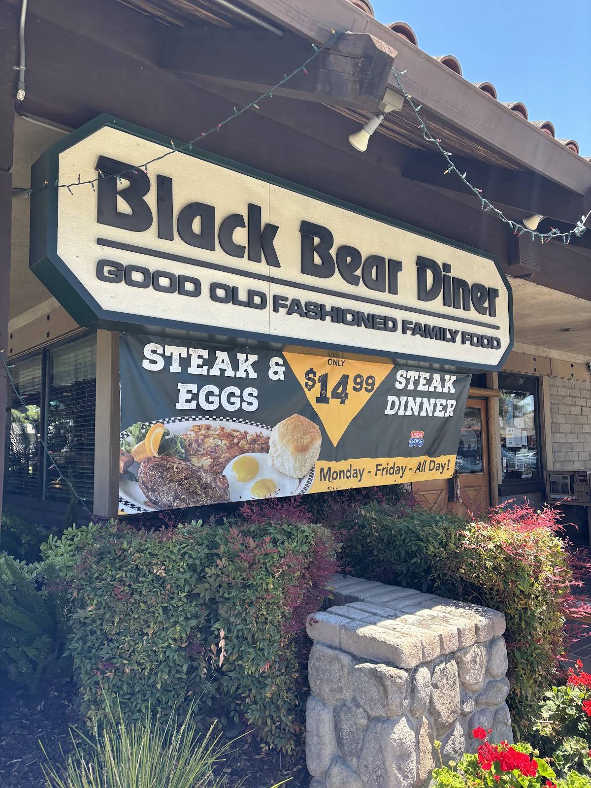Black Bear Diner Rohnert Park меню