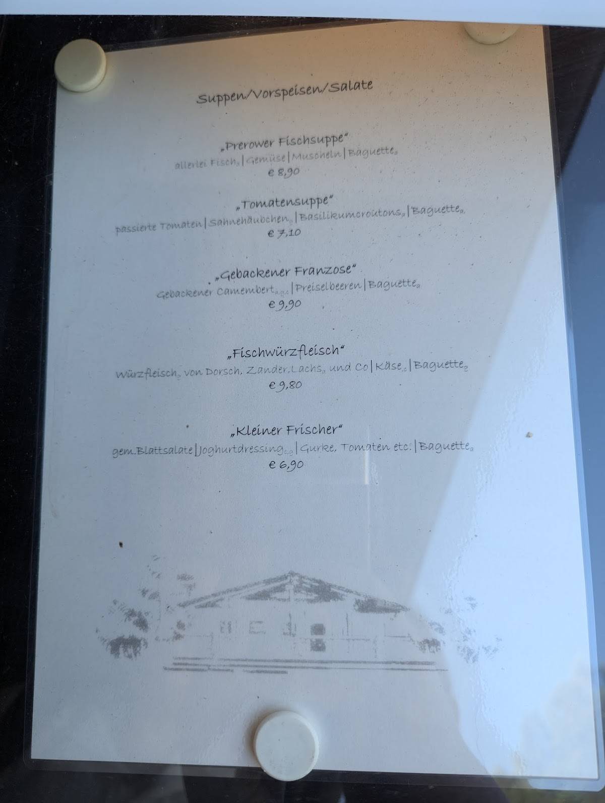 Restaurant Blockhütte меню