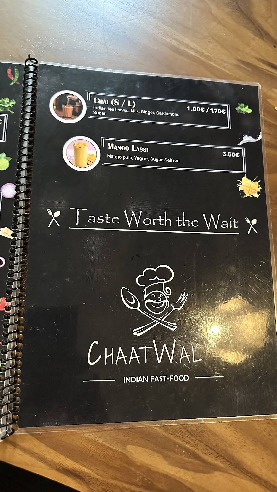 Chaatwala меню