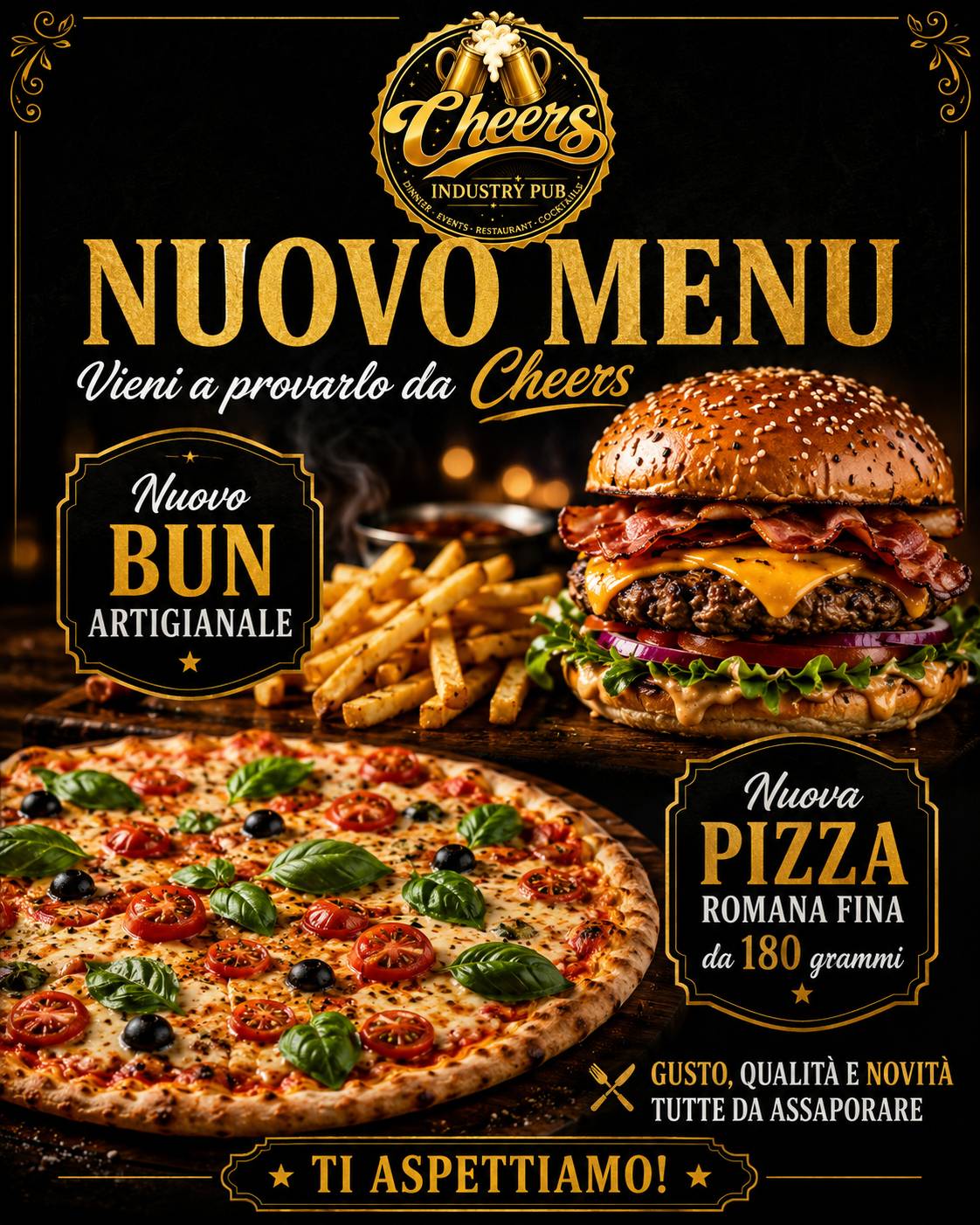 Cheers industry pub меню