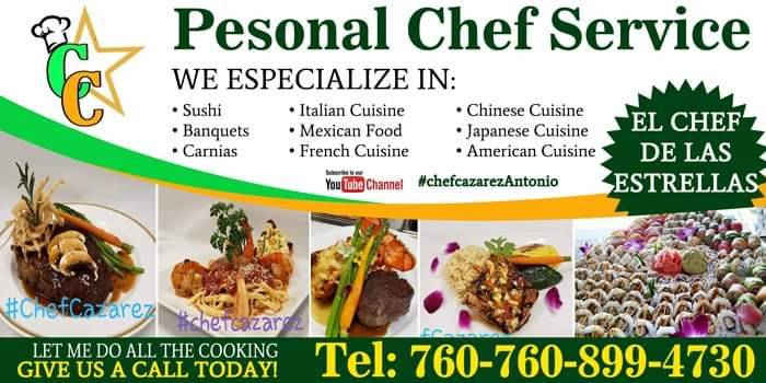ChefCazarez меню