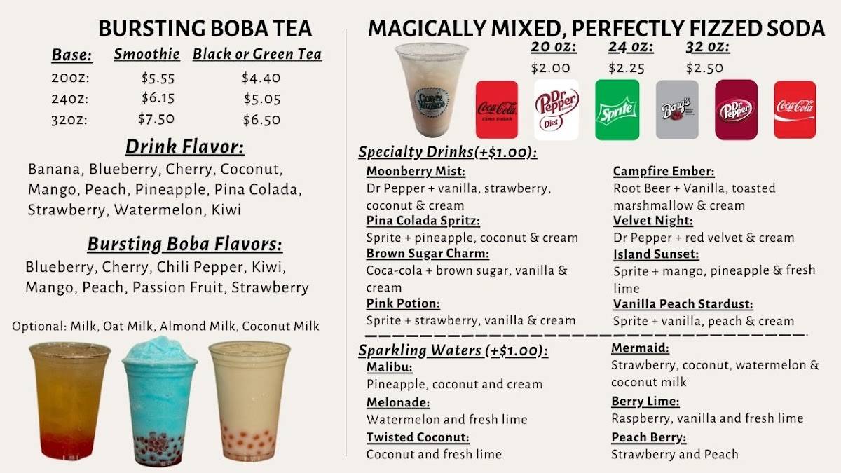 Coffee Wizards меню