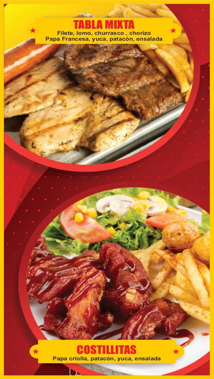 Comi Broaster & Asado меню