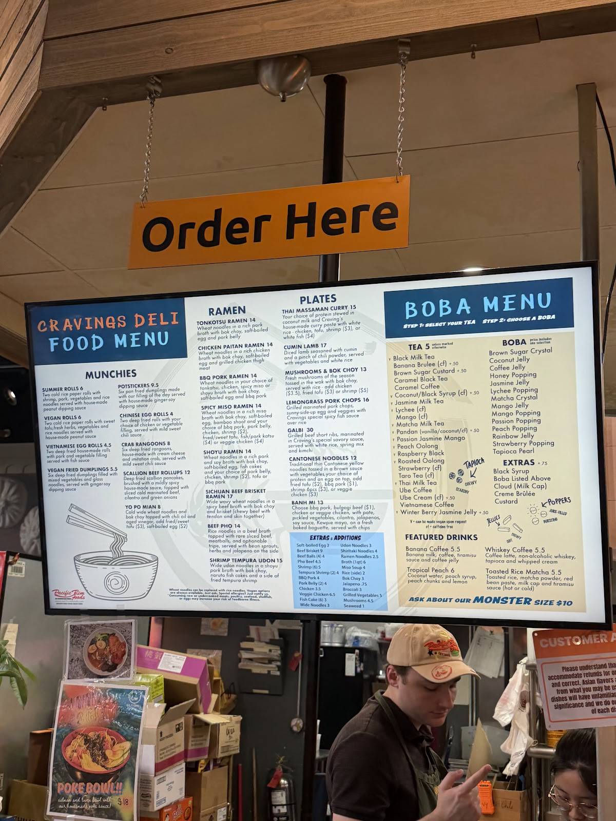 Cravings Deli меню