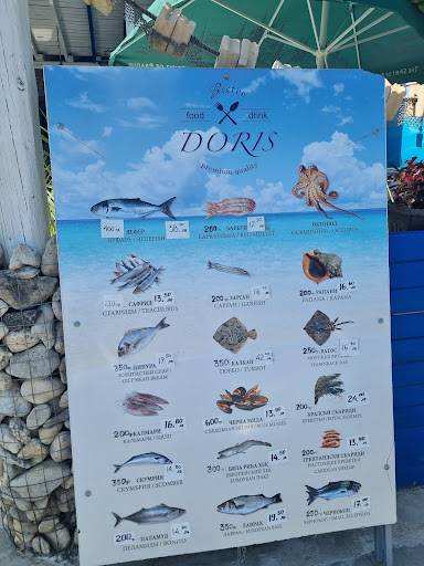 Restaurant Doris меню