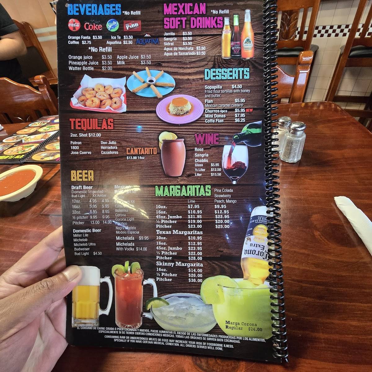El Potro Mexican Restaurant меню