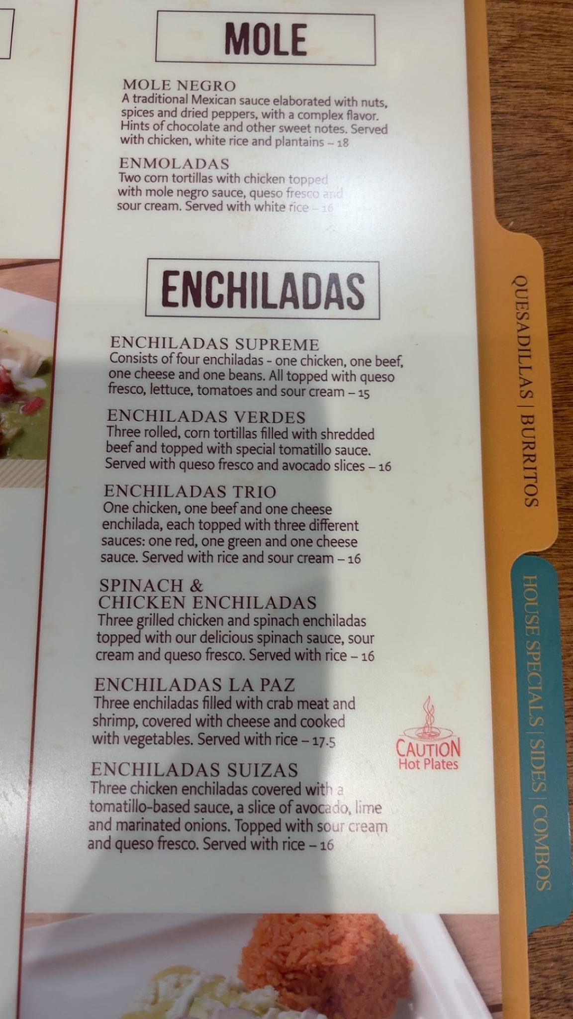 El Ranchero Mexican Restaurant меню