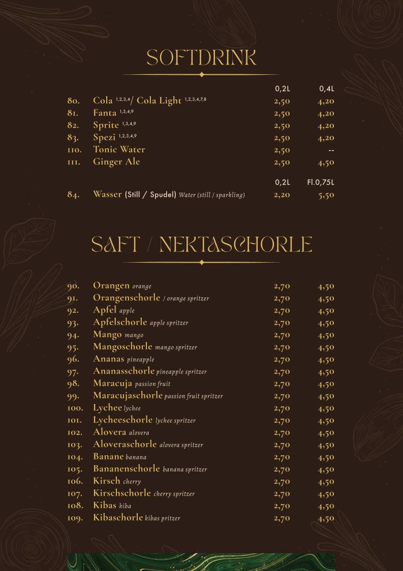 Hoa Xuan Restaurant меню