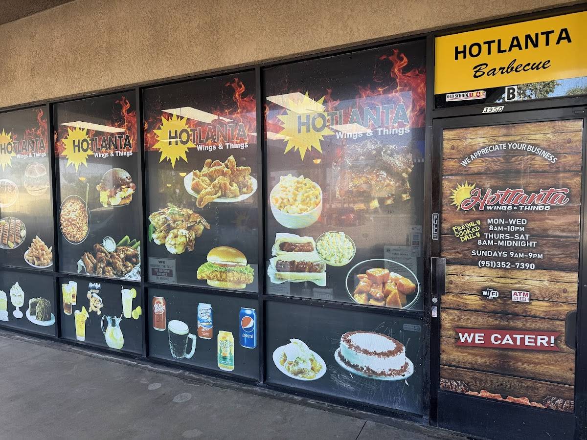 Hotlanta Wings and Things меню