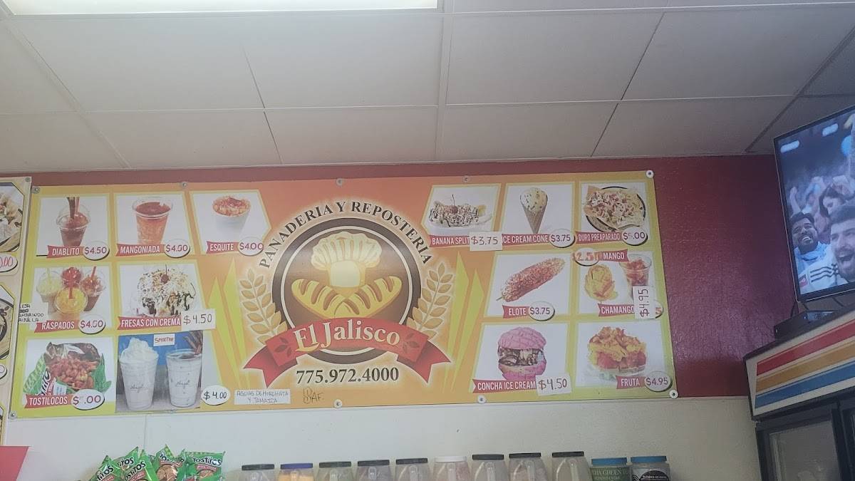 Jalisco Panadería Bakery меню