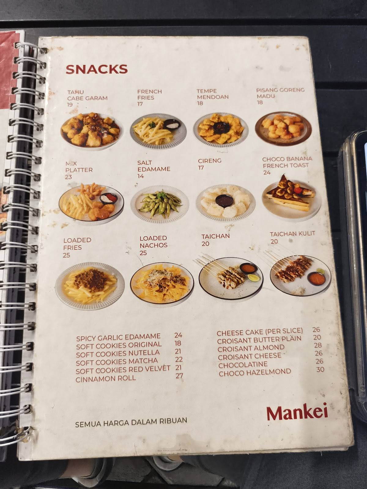 Mankei меню