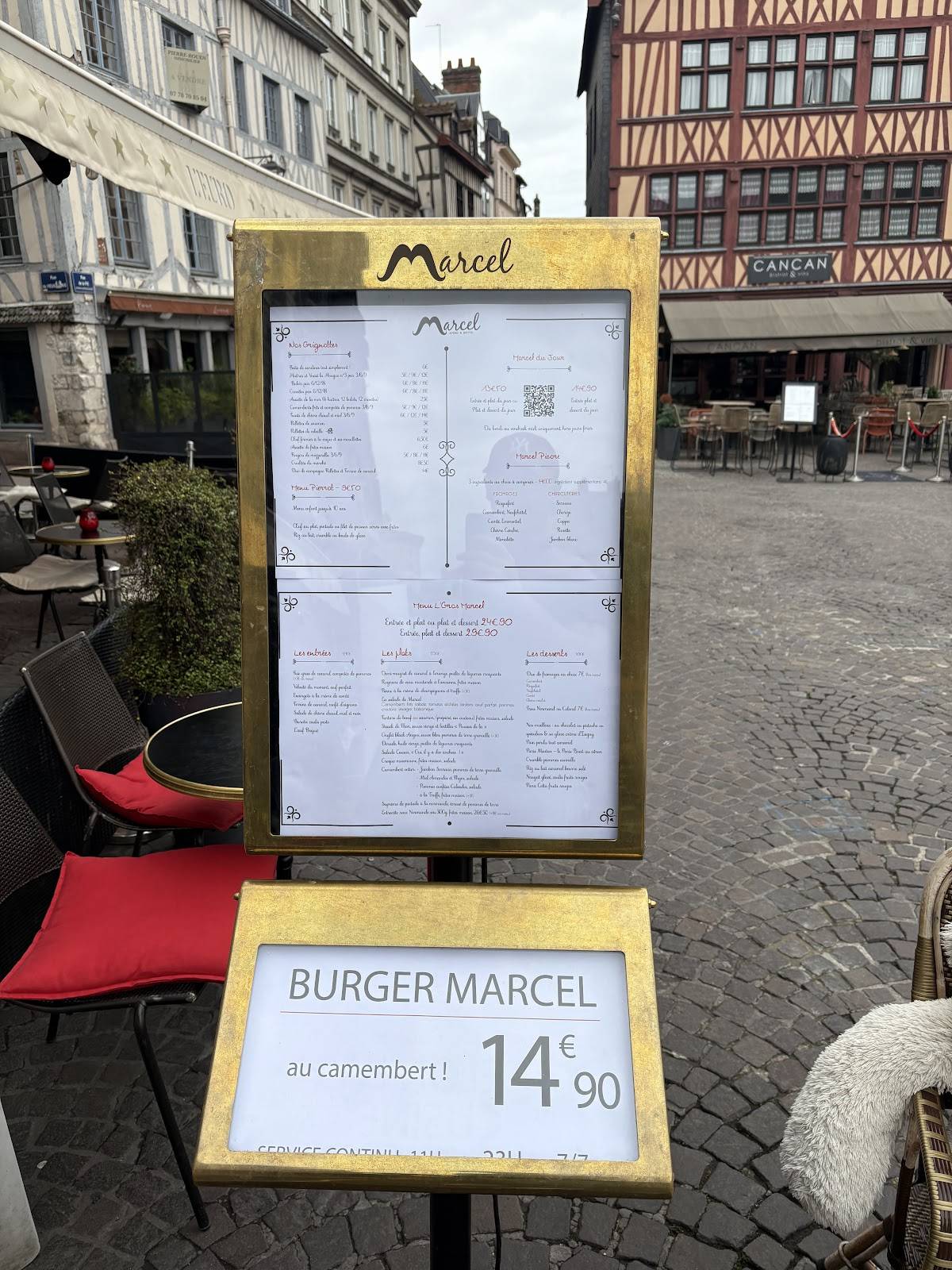 Restaurant Marcel меню