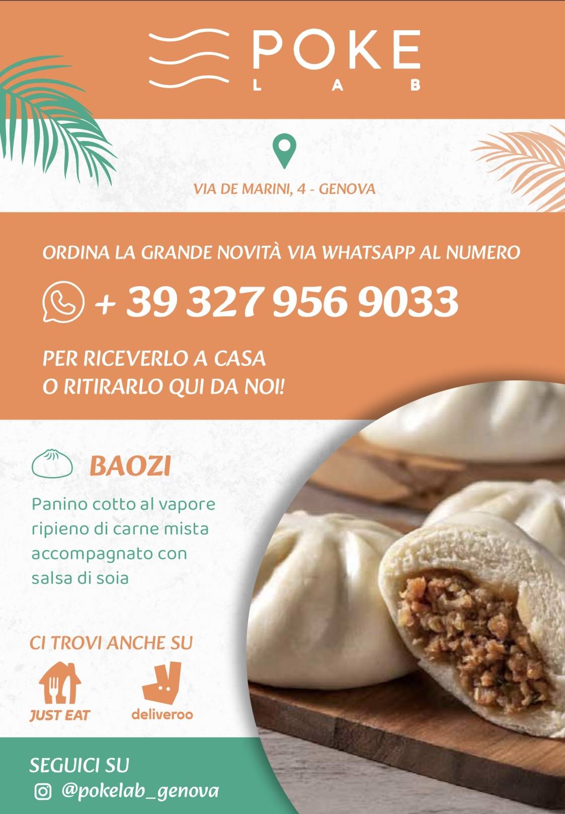 Pokelab Genova меню