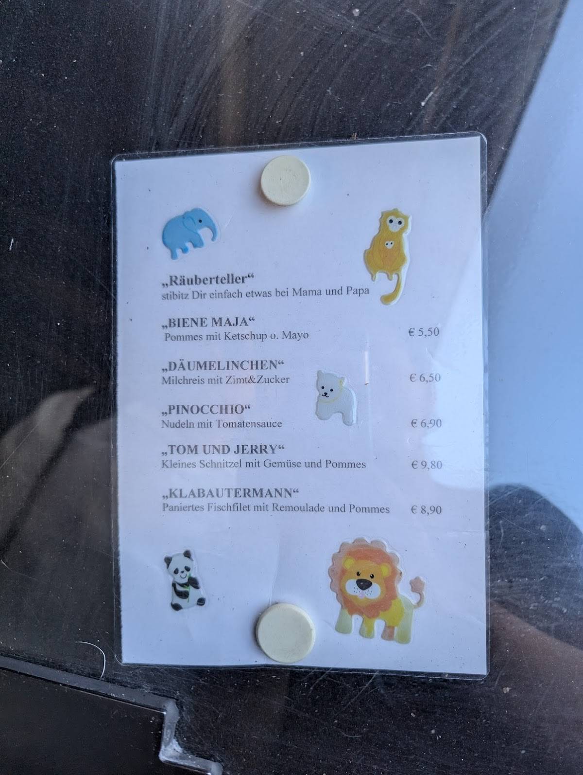 Restaurant Blockhütte меню