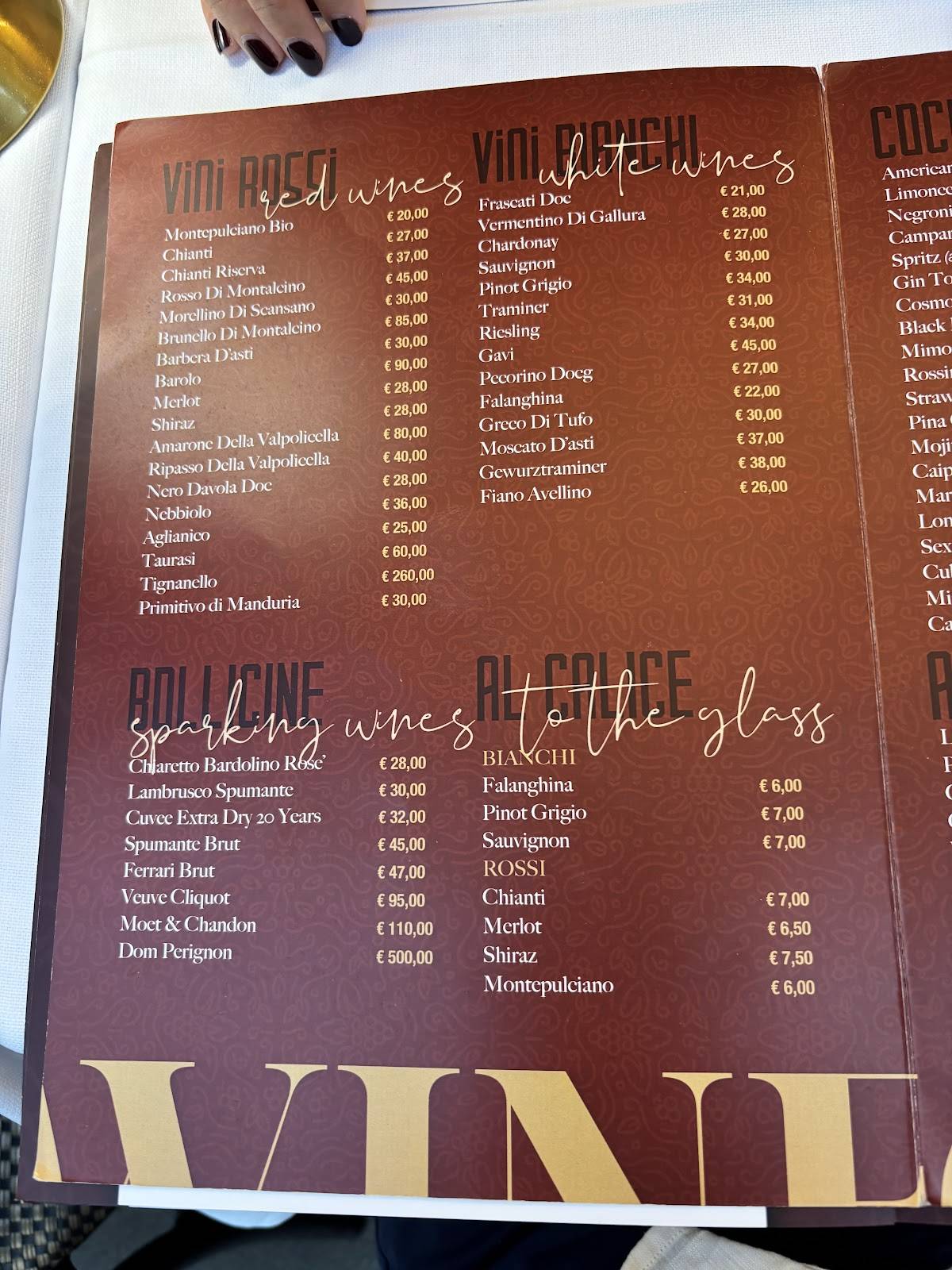 Ristorante Pizzeria Mercede меню