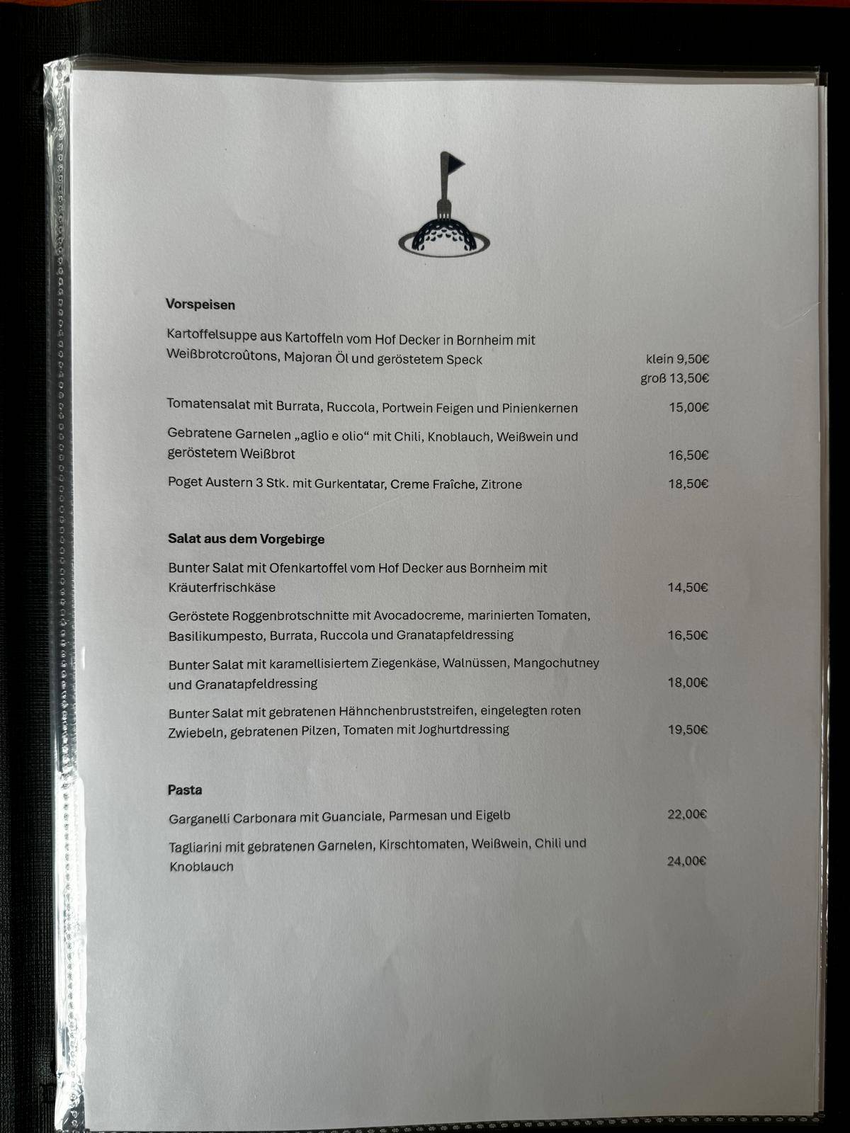 Restaurant Römerhof меню