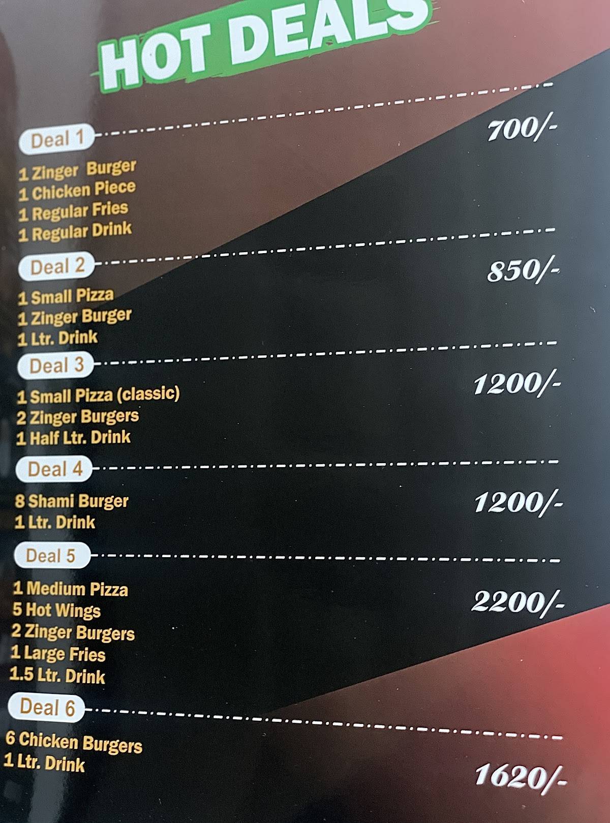 SK FOODS меню