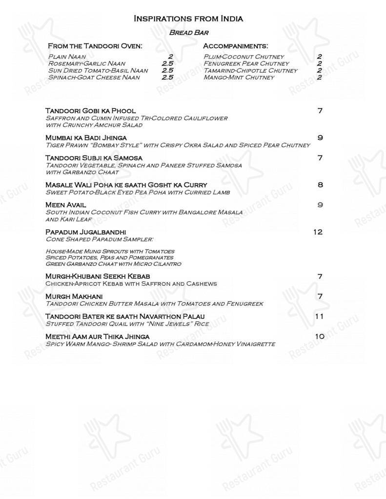 San Salvaje by Stephan Pyles has closed. меню