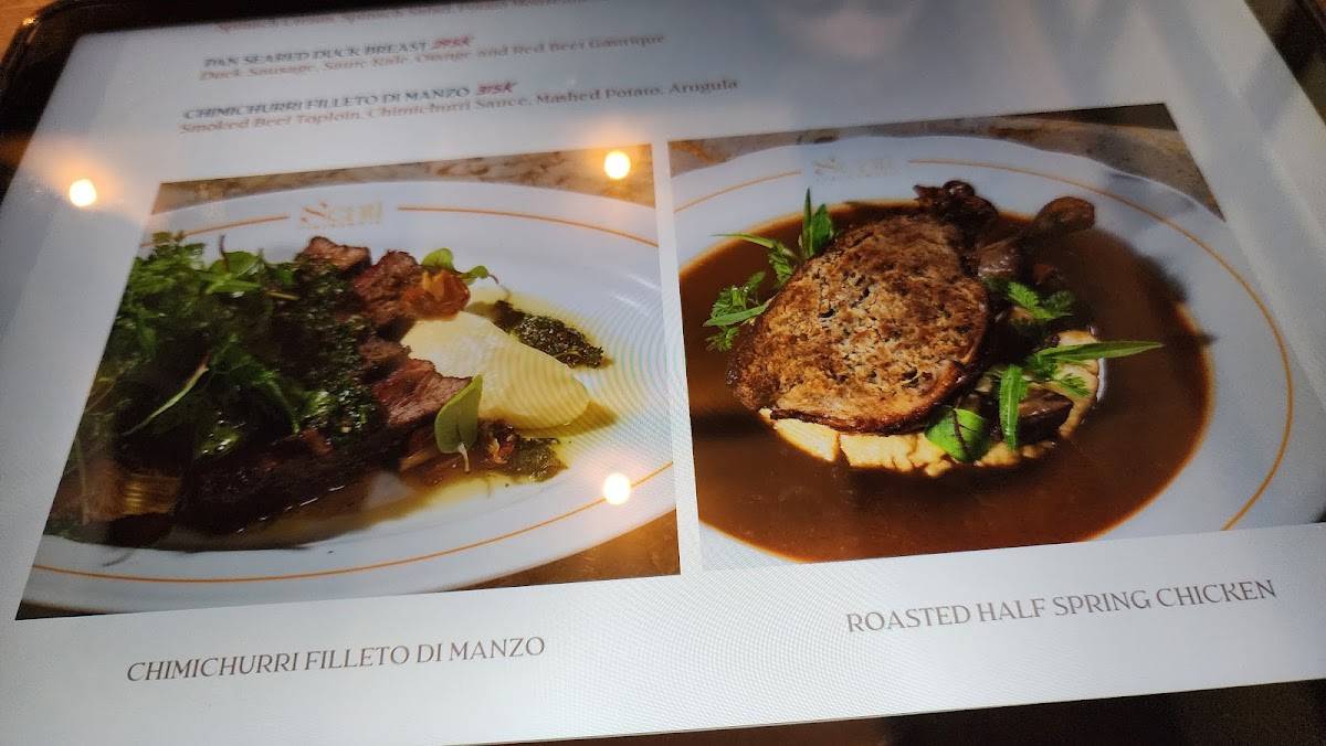 Senti Ristorante меню
