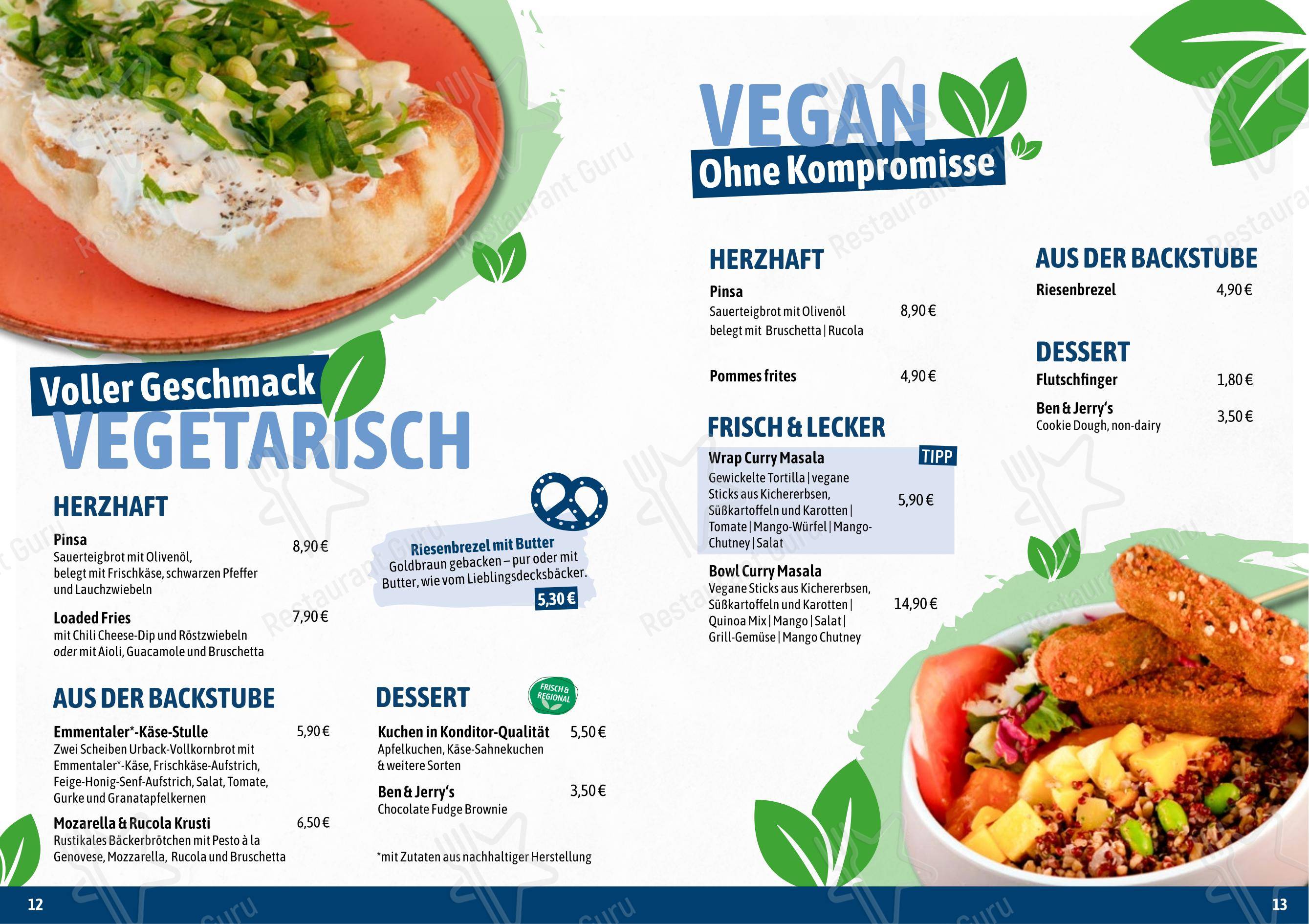 Restaurant Strandlust в Эмдене - Основное меню