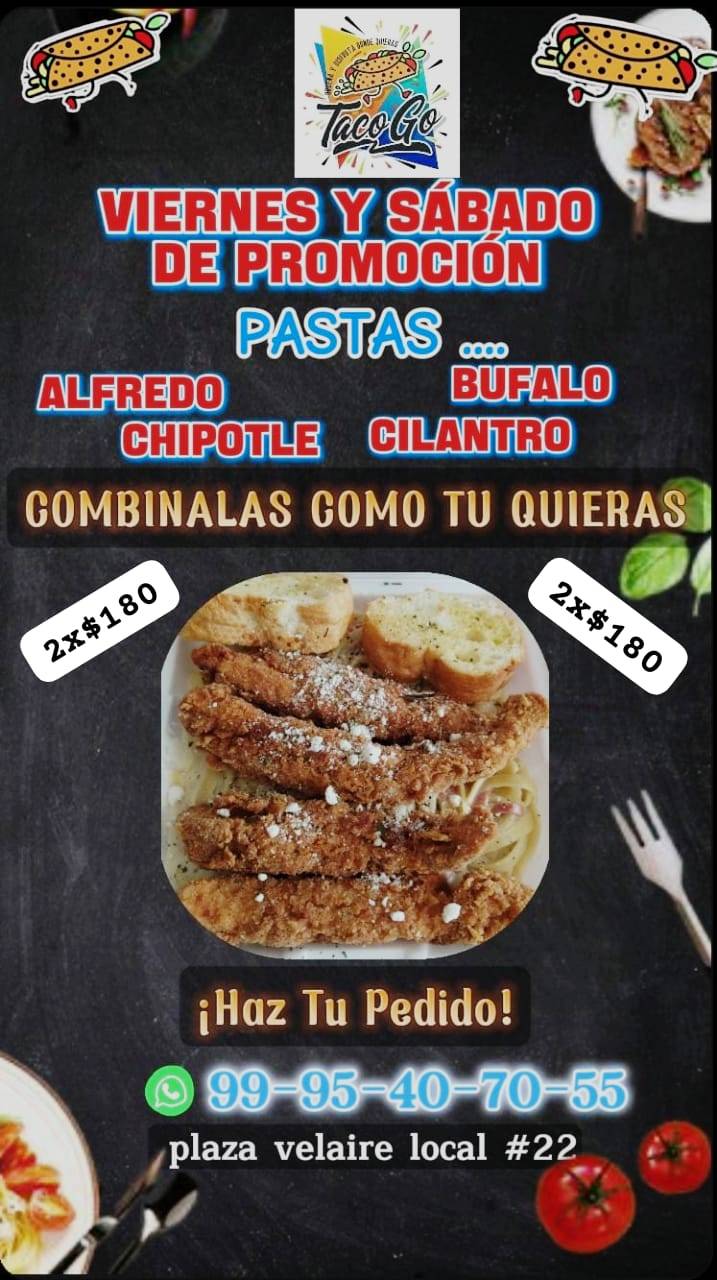 Taco Go меню