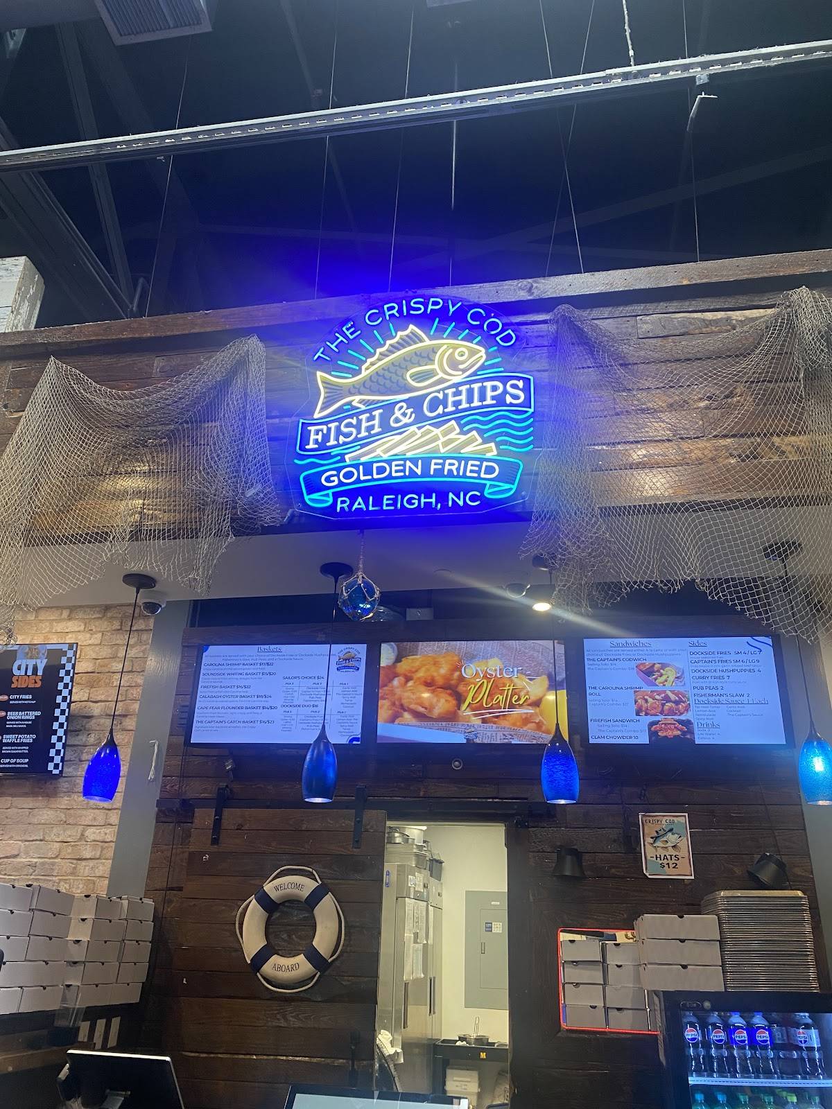 The Crispy Cod меню