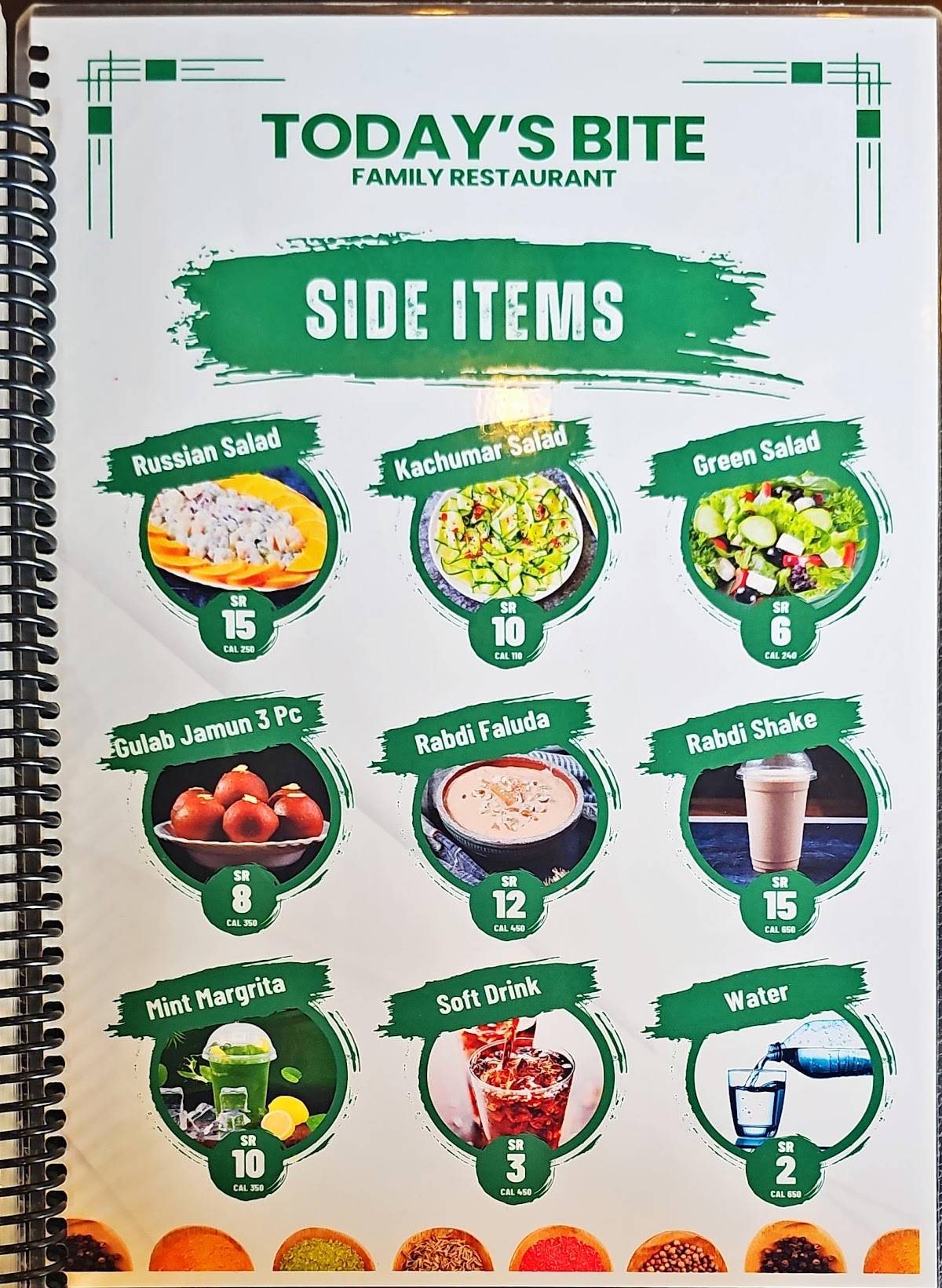 Todays Bite Restaurant Olaya меню