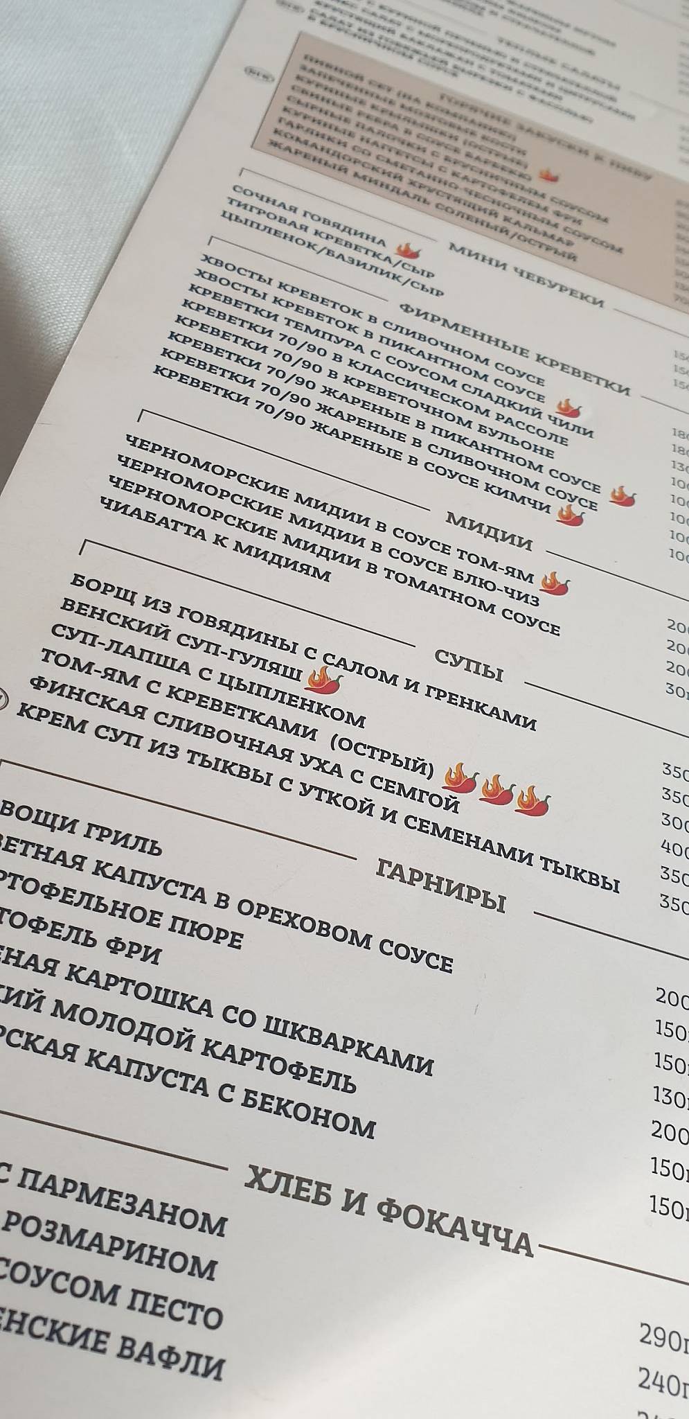 Венский двор меню