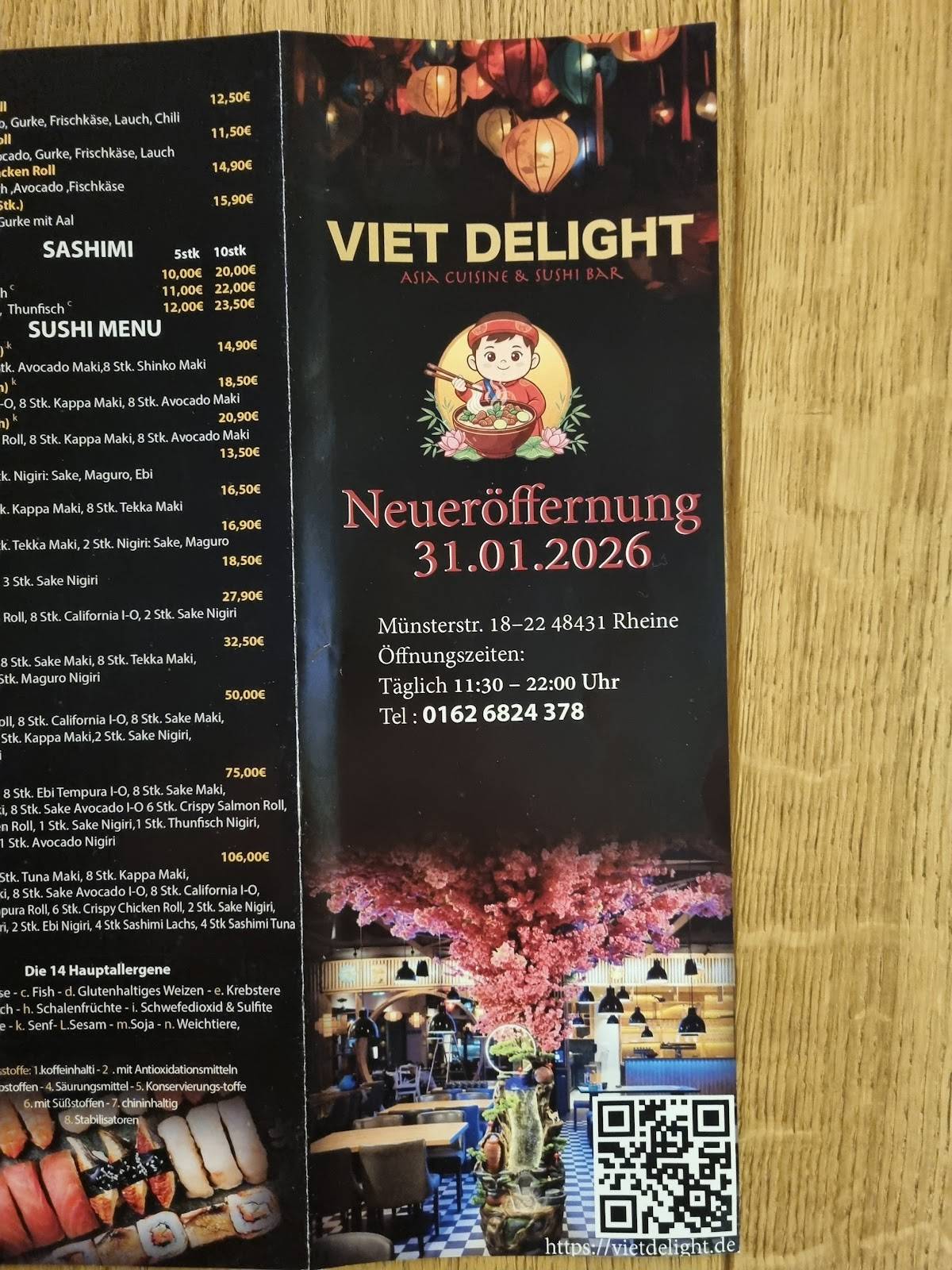 Viet Delight меню