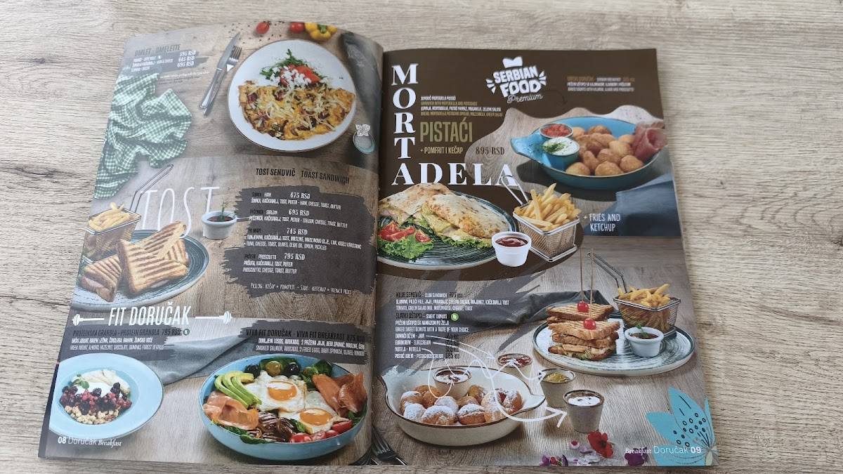 Restaurant Viva меню