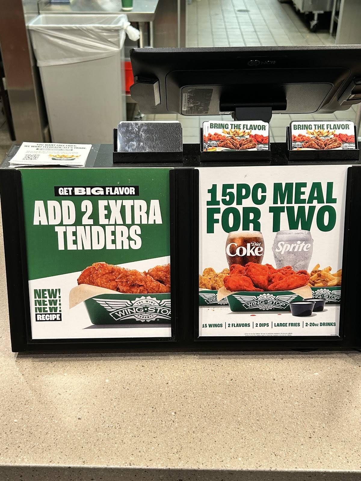 Wingstop меню