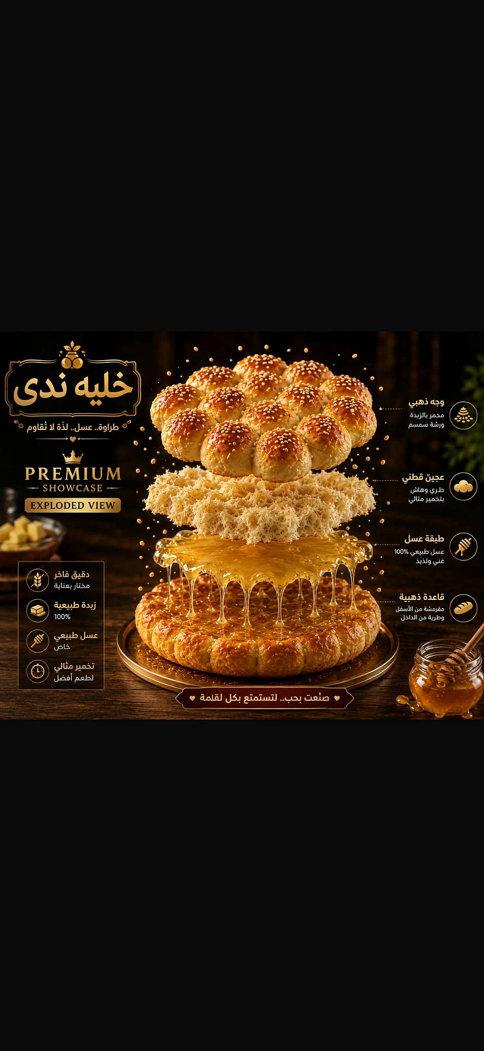 خلية ندى меню
