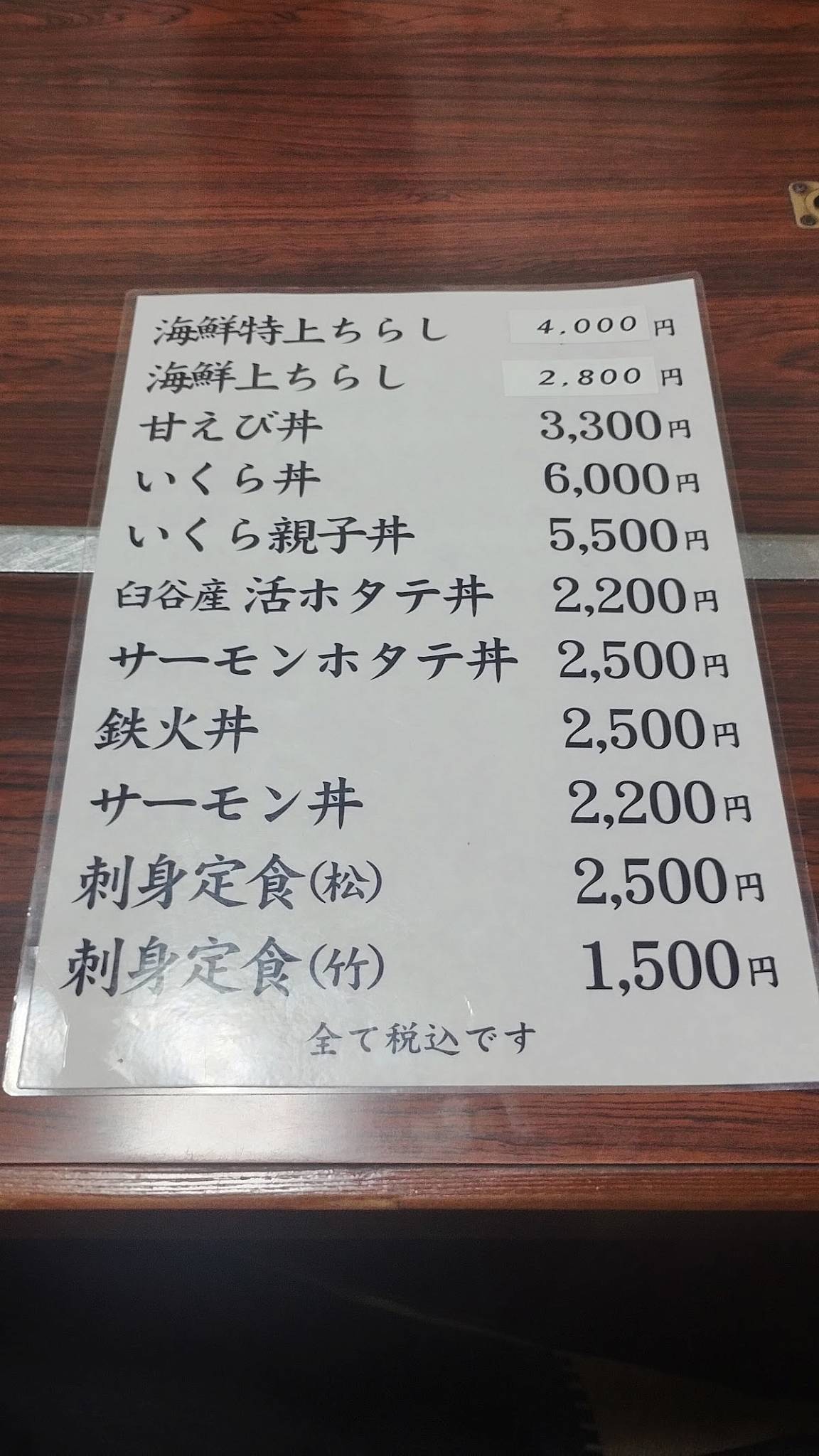 富丸 меню