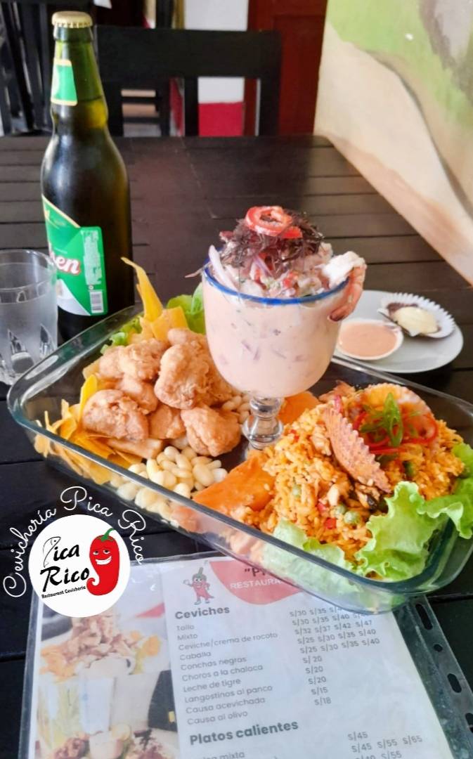 Restaurante Cevichería "Pica Rico" меню