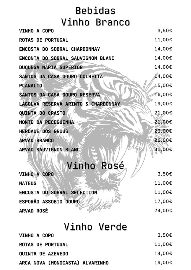 Restaurante Tables Ferrel меню