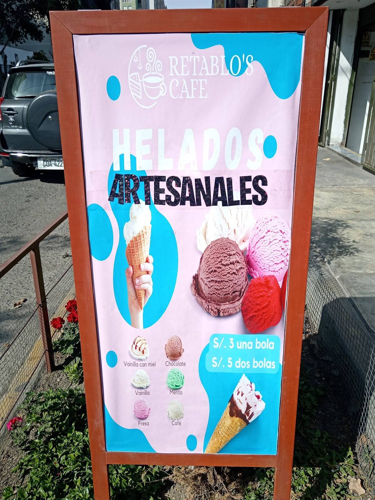 Retablo's Café меню
