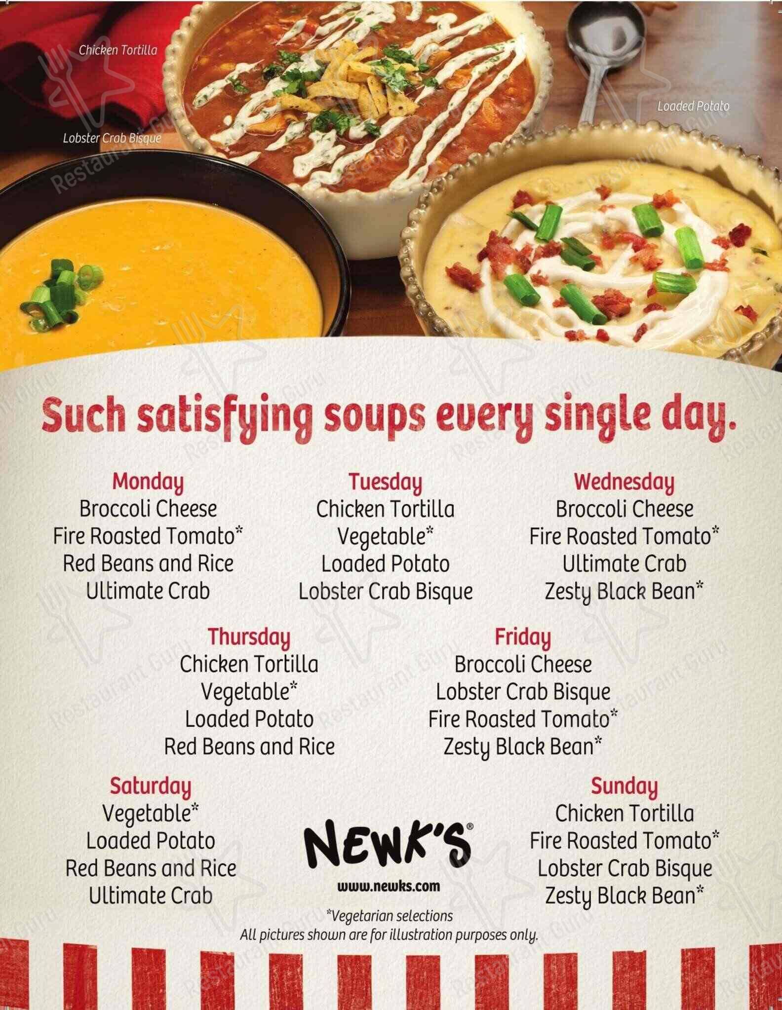 Newk's Eatery меню