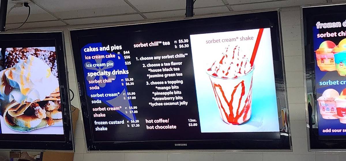 Frostbites Crepes & Frozen Delights меню