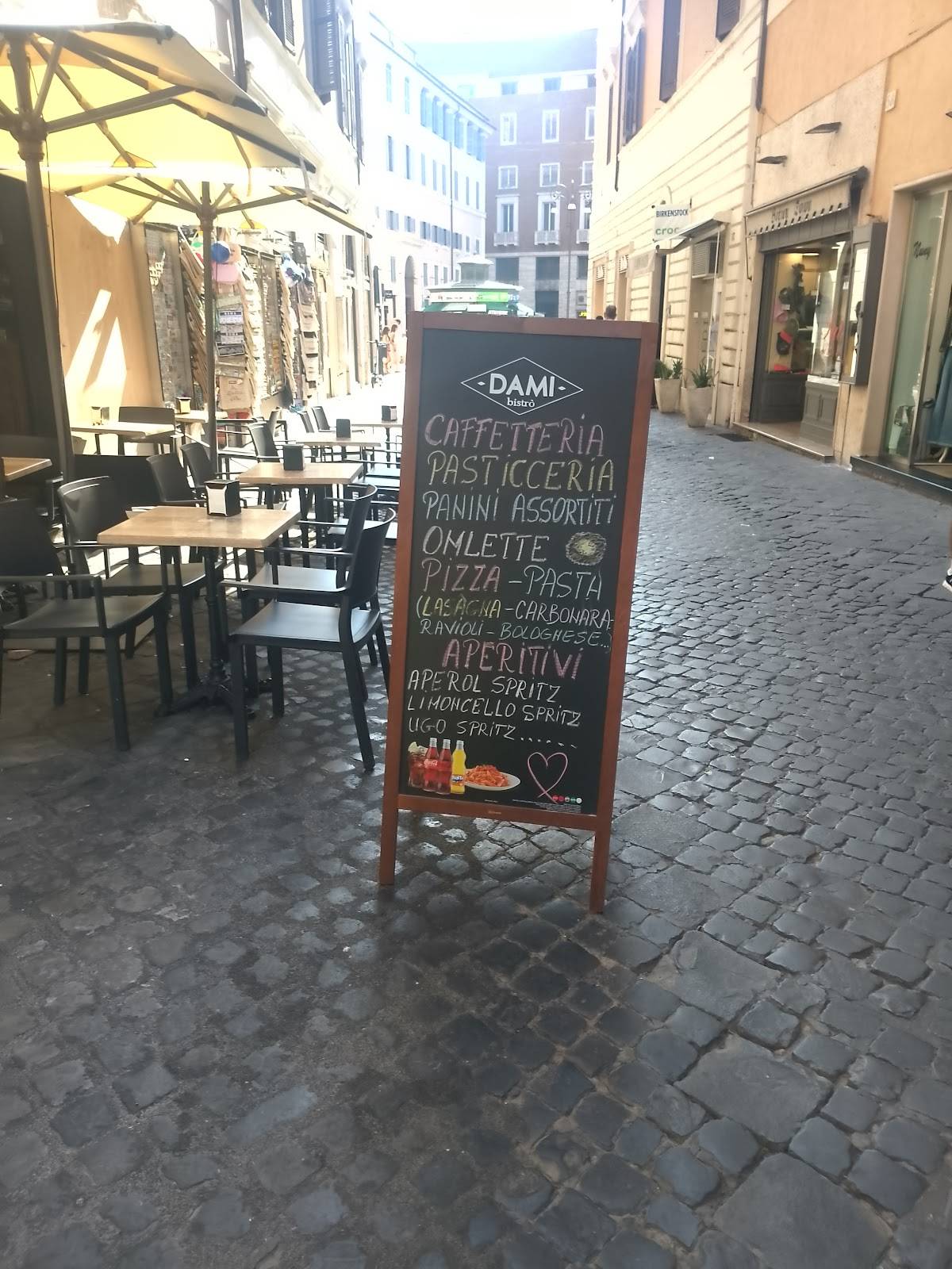 Dami bistrò меню