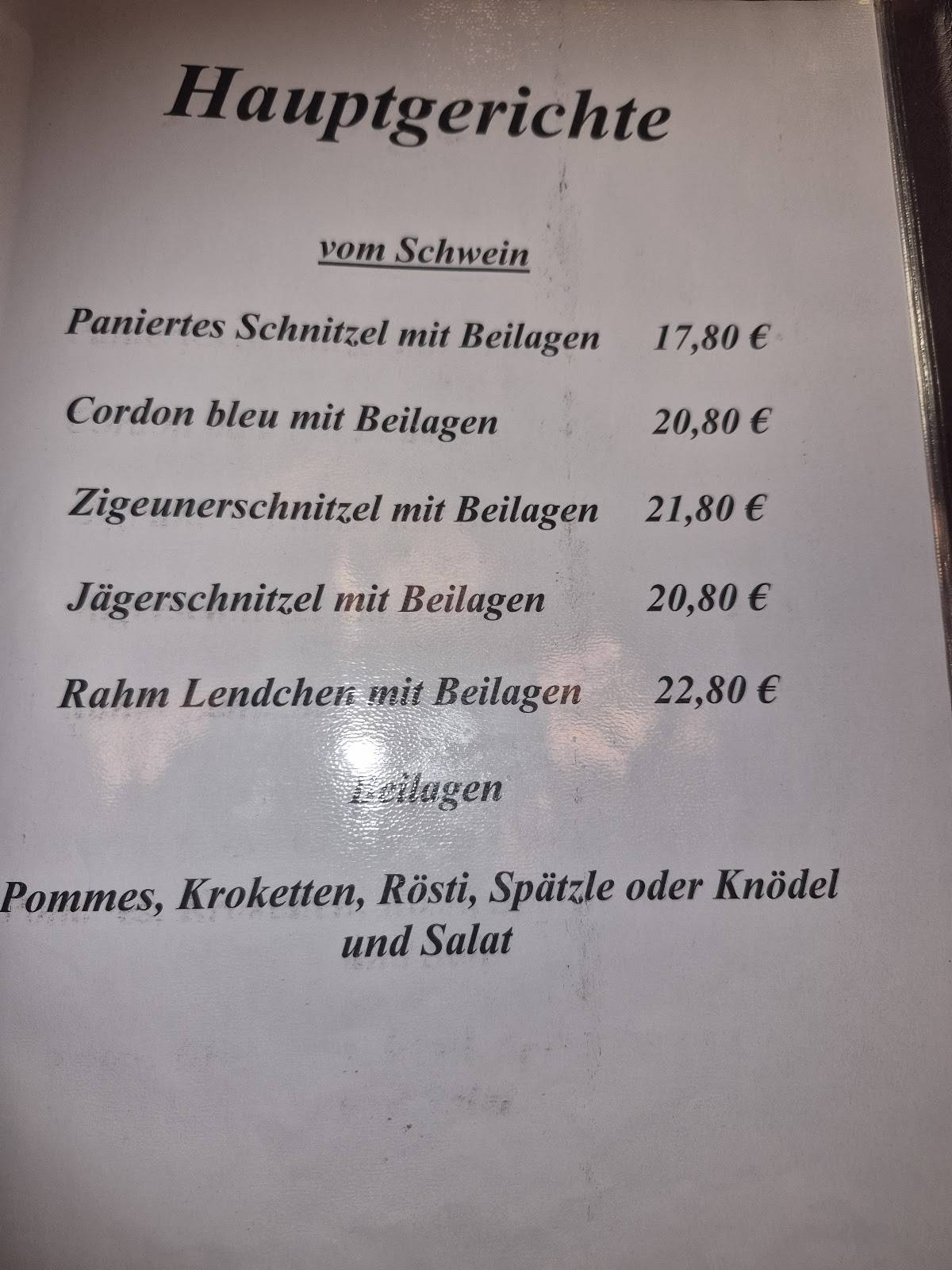 Römerbad меню