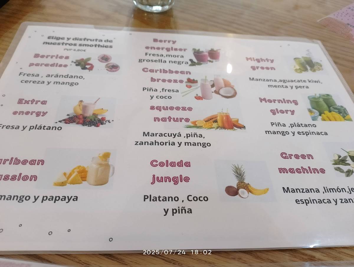 Candy's Café меню