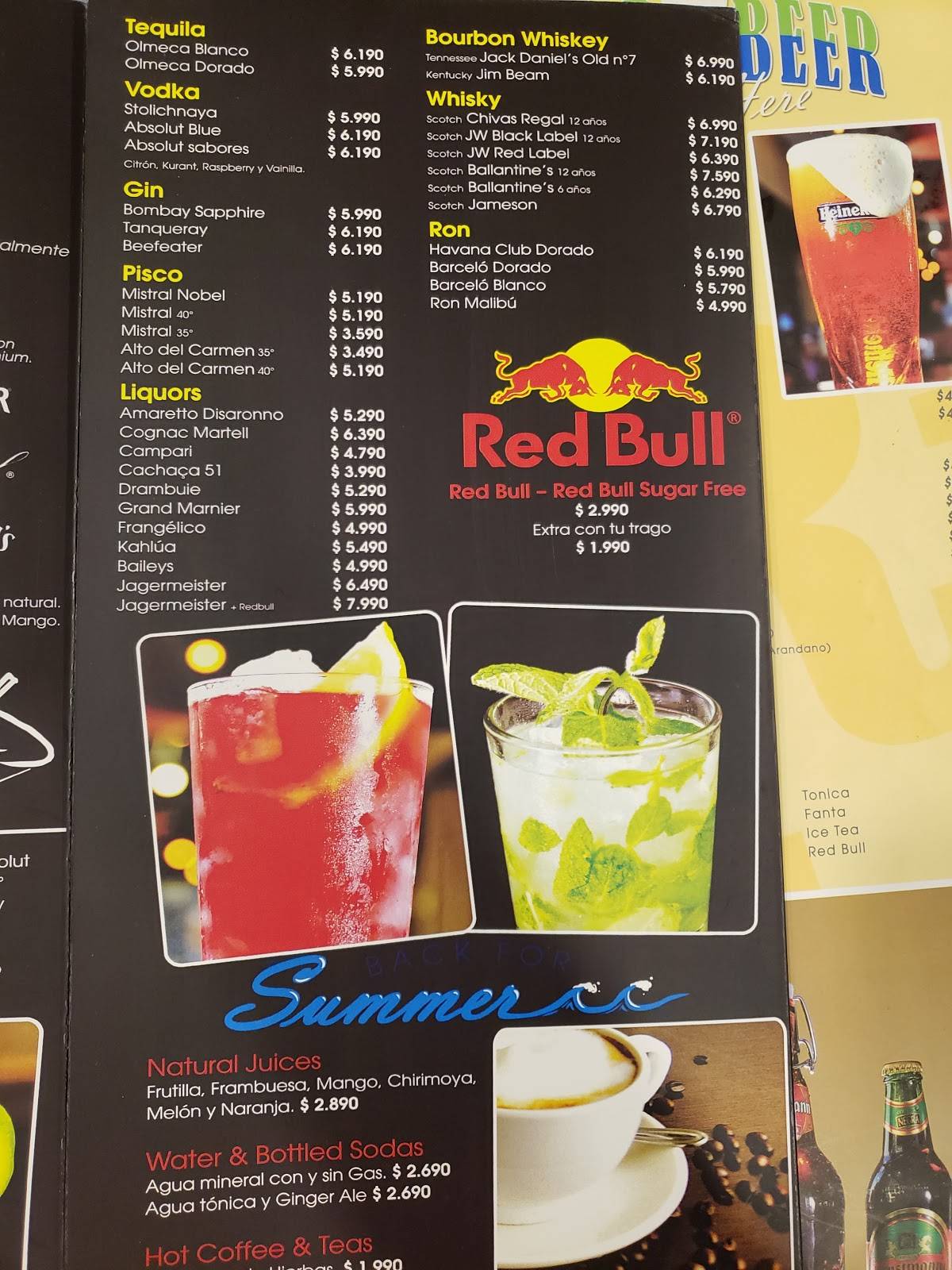 Ruby Tuesday меню