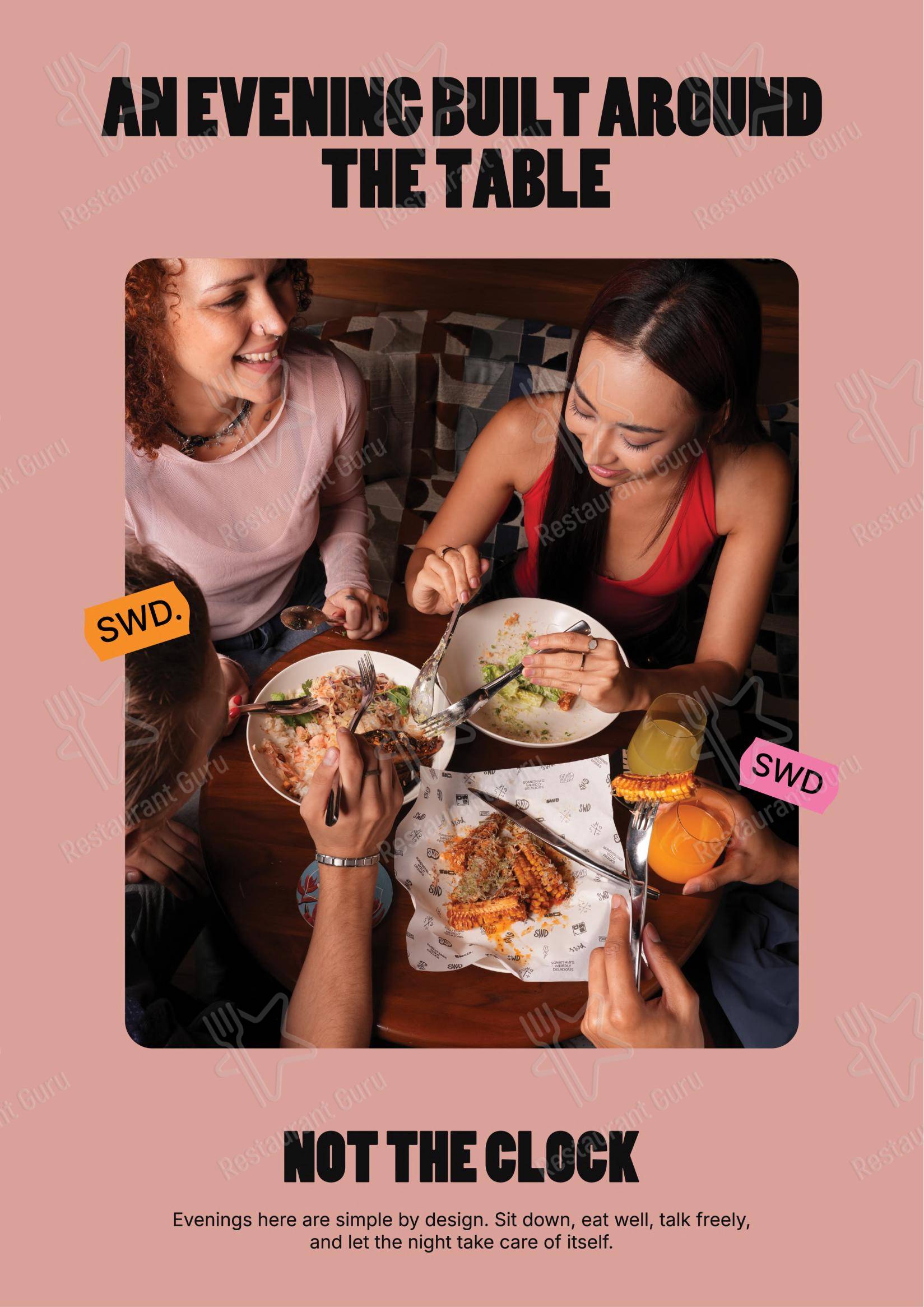 SWD Bangkok в Бангкоке - 菜单