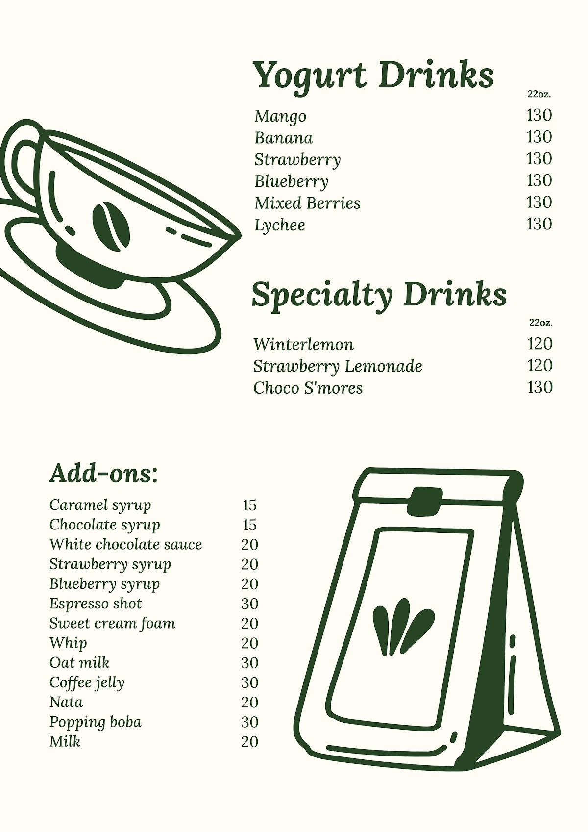 evrydycoffee меню