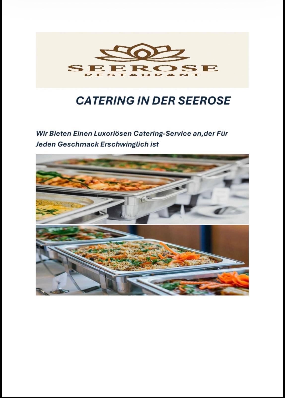 Seerose Restaurant Roth меню