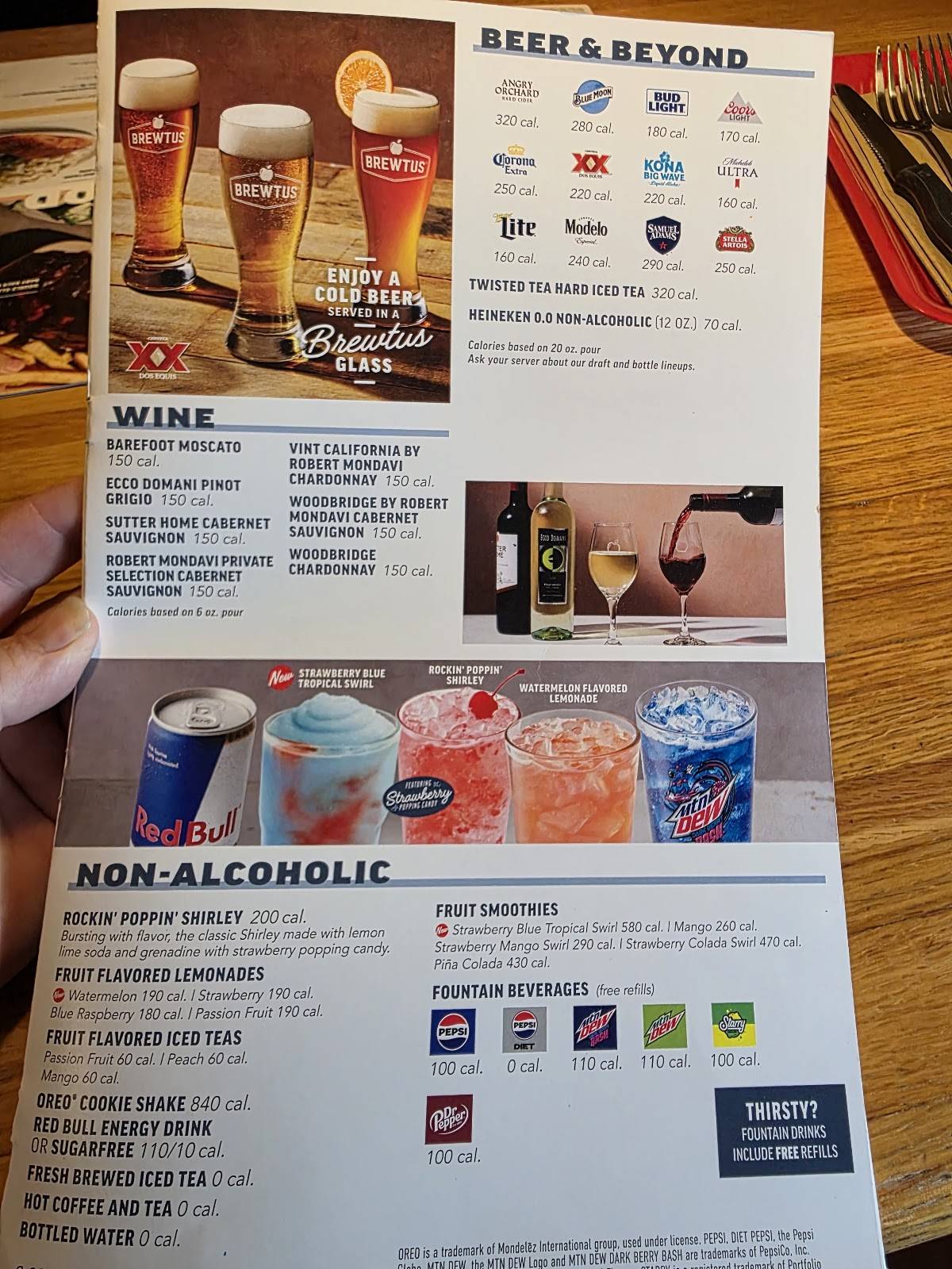 Applebee's Grill + Bar меню