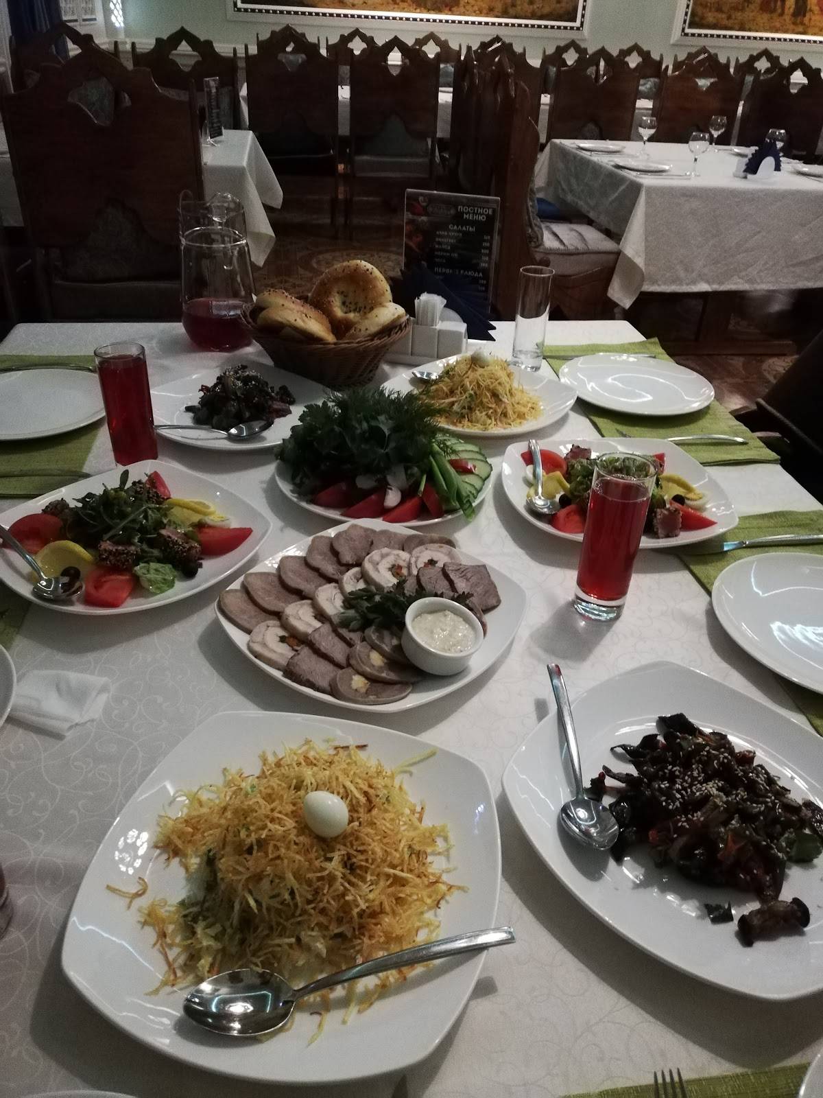 Бархан меню